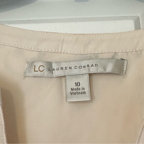 Lauren Conrad Cream Dress - Size 10 - Picture 4 of 5